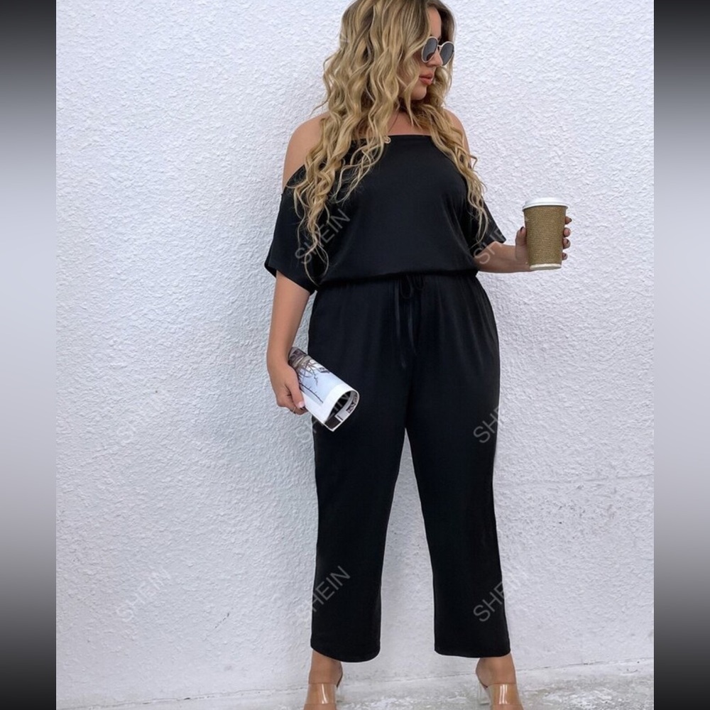 Off the shoulder jumpsuit
